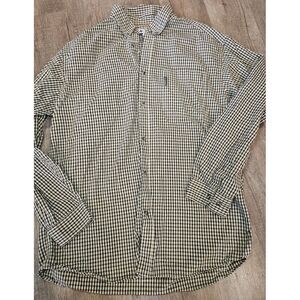 Columbia Plaid Button Down‎ Shirt Size L